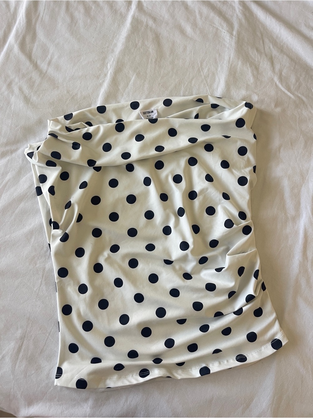Cotton On Georgie Polka Dot Off-Shoulder Top